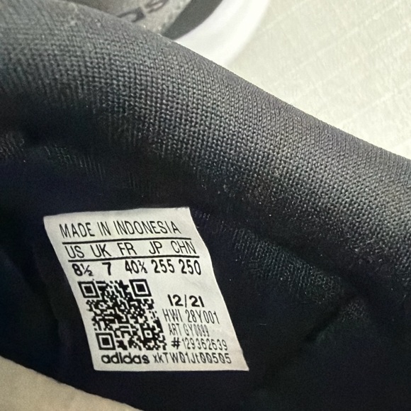 Adidas Lite Racer Black Running Shoes Men’s Size 8.5(B72)& - Picture 5 of 9